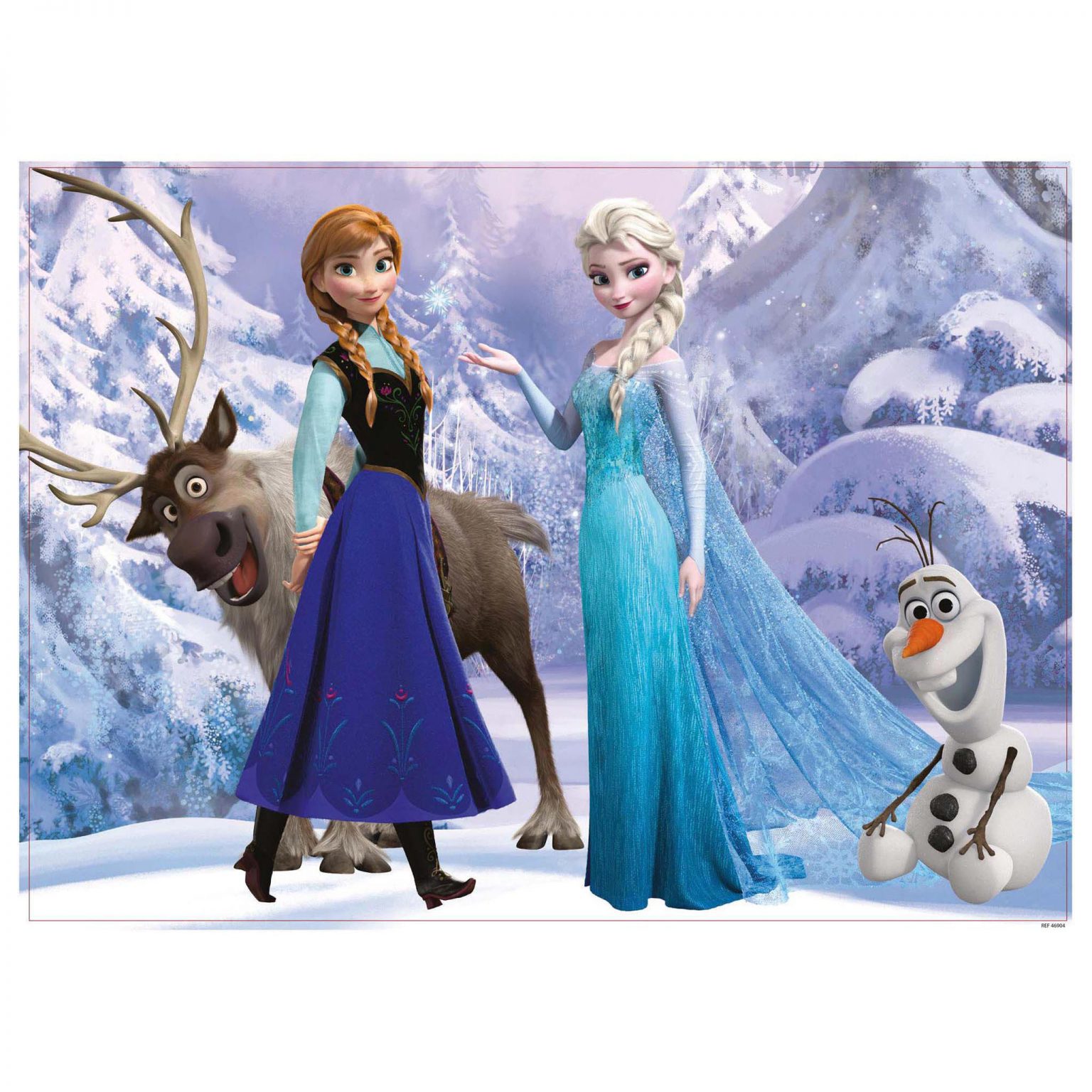 Jigsaw Puzzle Double Faced Supermaxi 108 Piece Frozen Elsa And Anna ...