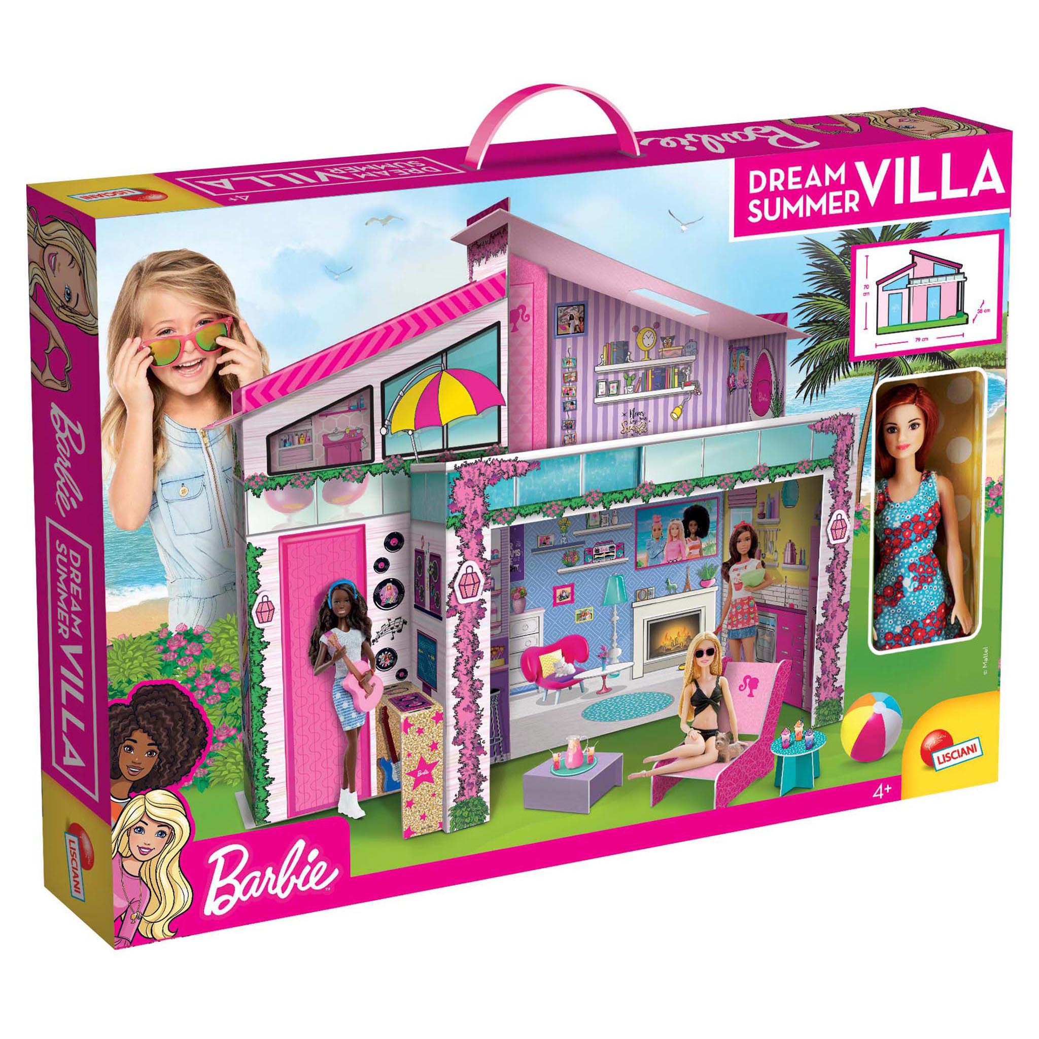 in de buurt herhaling groet Barbie Summer Villa With Doll - toyandbears.com